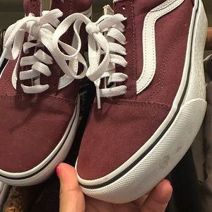 Vans Maroon